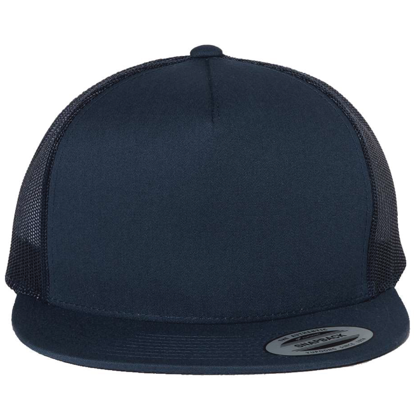 Front view of the 6006 Yupoong in Navy