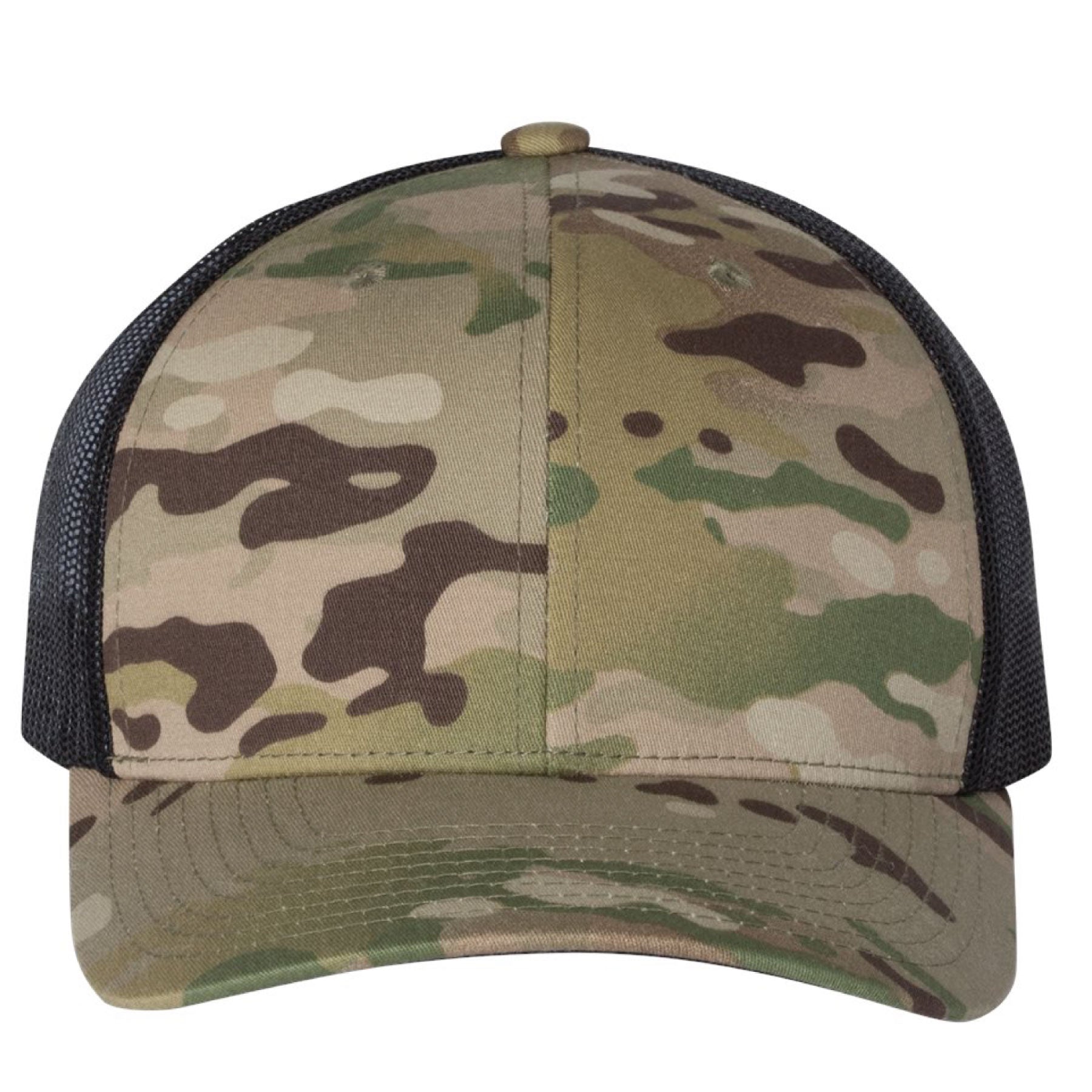 Yupoong 6606 Camo Options Retro Trucker Cap