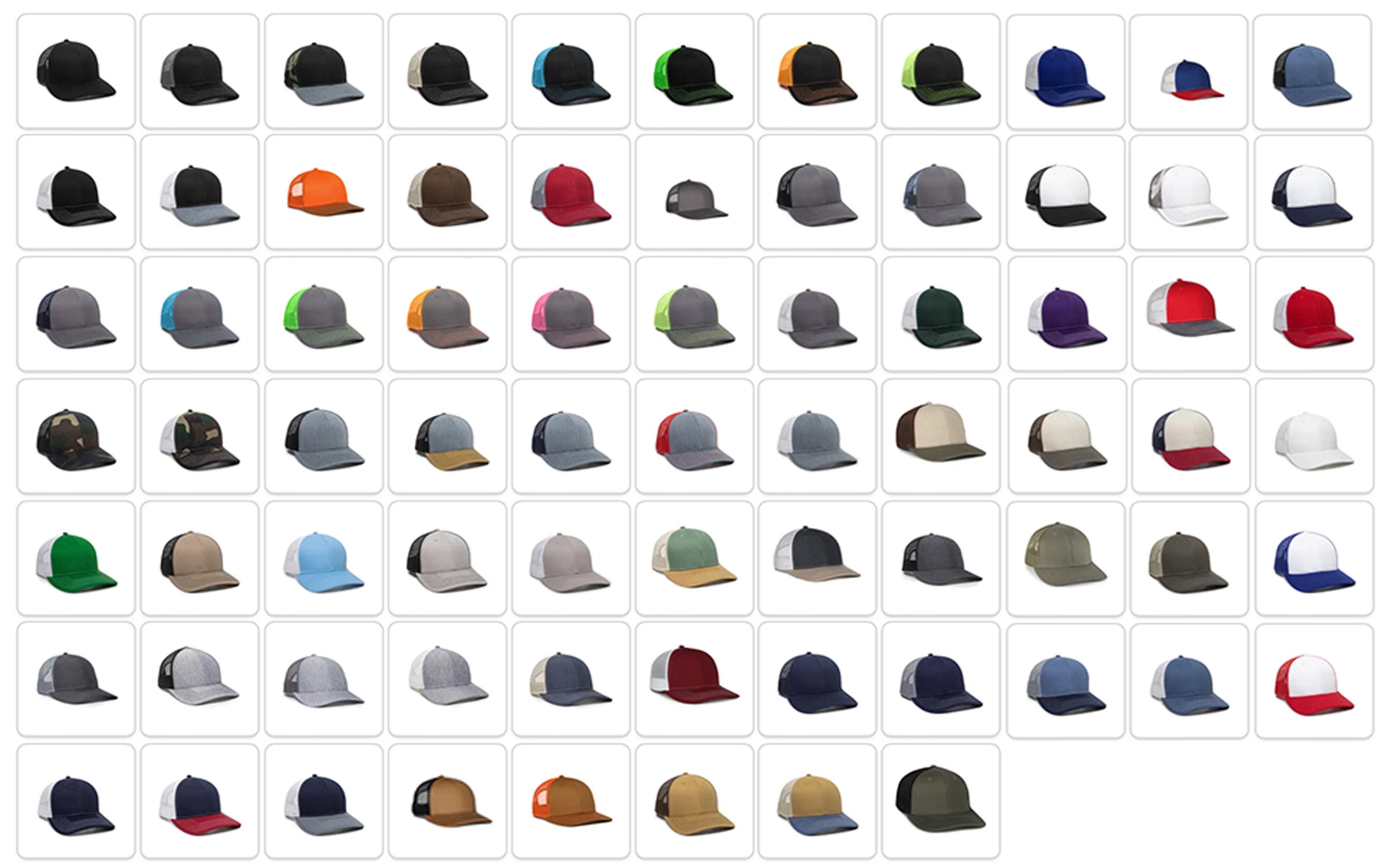 Outdoor cap oc771 colorways