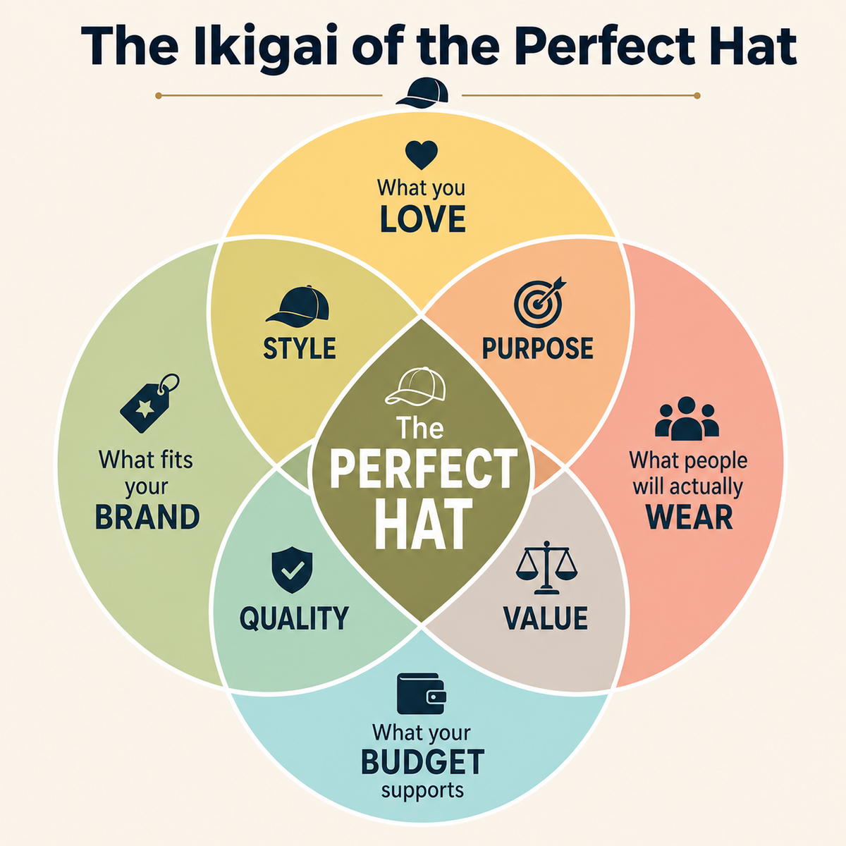 The Ikigai of the Perfect Hat: Finding the Sweet Spot Between Style, Brand, Quality and Value