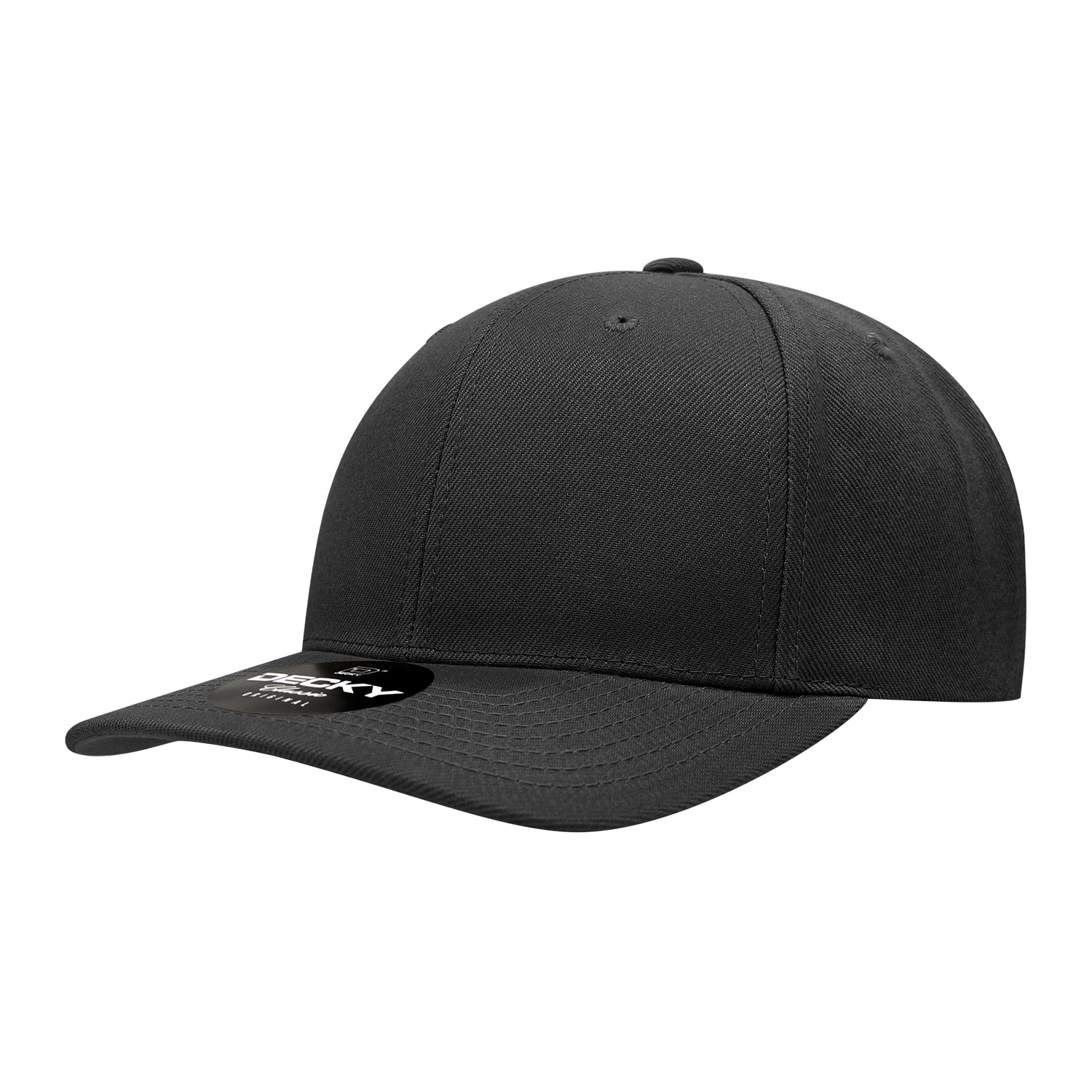 1015 Decky Classic 6 Panel Mid Profile Structured Acrylic/Polyester Snapback
