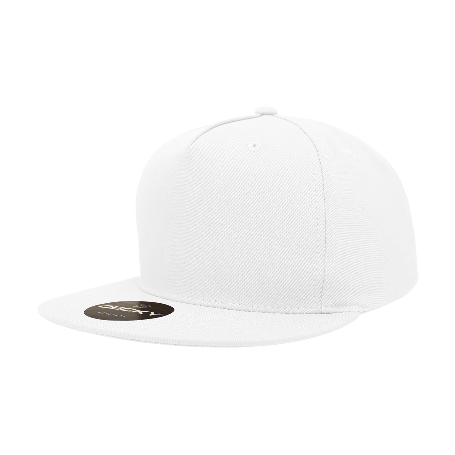 1064 Decky Classic 5 Panel High Profile Structured Cotton Blend Snapback