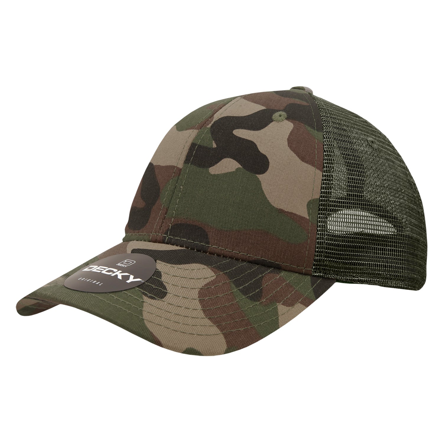 120 Decky Classic 6 Panel Low Profile Relaxed Cotton Trucker