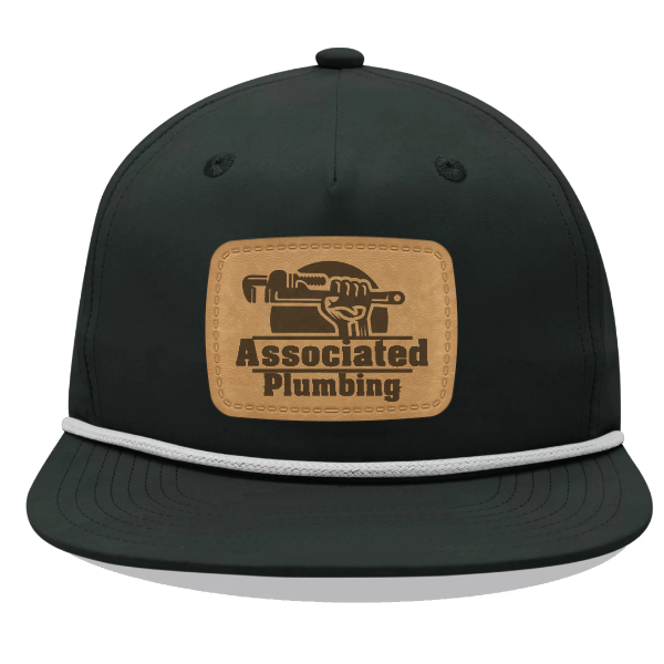 Custom 5 Panel High Profile Relaxed Cotton Blend Rope Hat