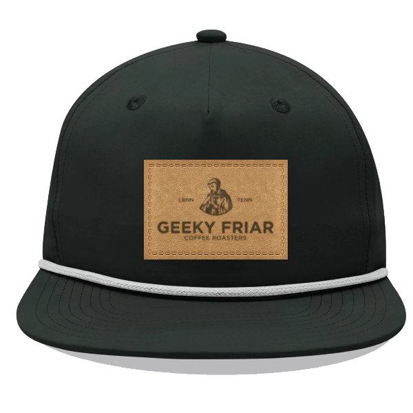 Custom 5 Panel High Profile Relaxed Cotton Blend Rope Hat