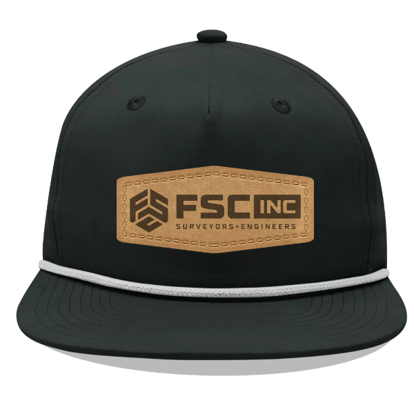 Custom 5 Panel High Profile Relaxed Cotton Blend Rope Hat