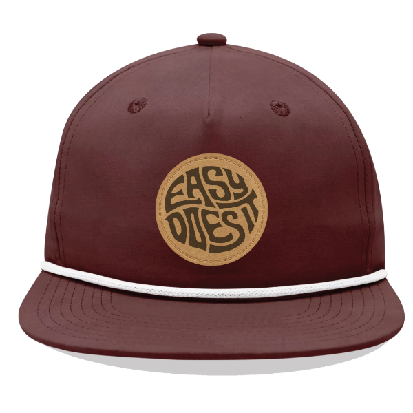 Custom 5 Panel High Profile Relaxed Cotton Blend Rope Hat