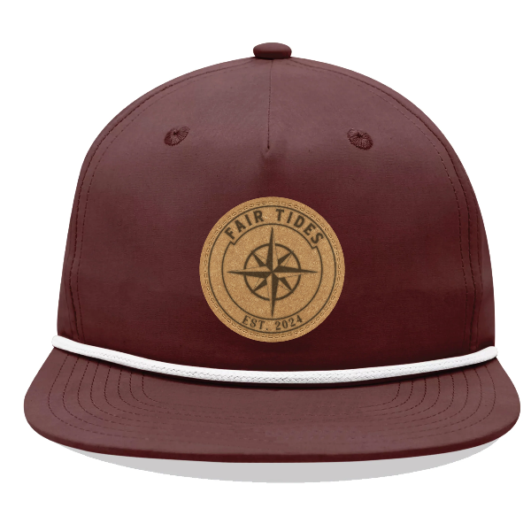 Custom 5 Panel High Profile Relaxed Cotton Blend Rope Hat
