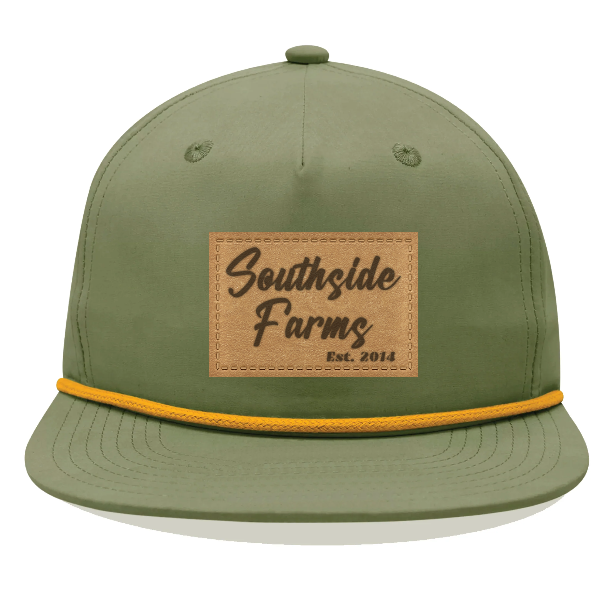 Custom 5 Panel High Profile Relaxed Cotton Blend Rope Hat
