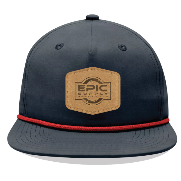 Custom 5 Panel High Profile Relaxed Cotton Blend Rope Hat