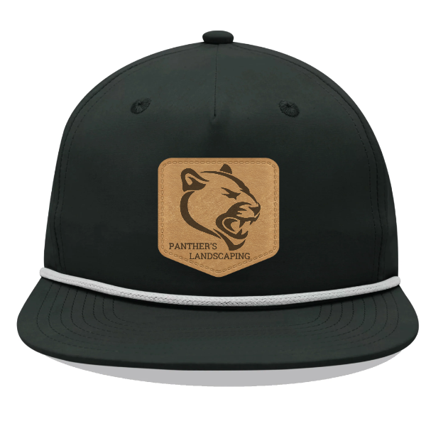 Custom 5 Panel High Profile Relaxed Cotton Blend Rope Hat