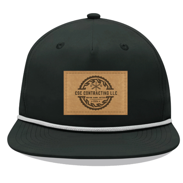 Custom 5 Panel High Profile Relaxed Cotton Blend Rope Hat