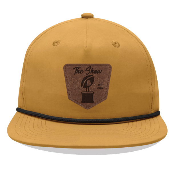 Custom 5 Panel High Profile Relaxed Cotton Blend Rope Hat