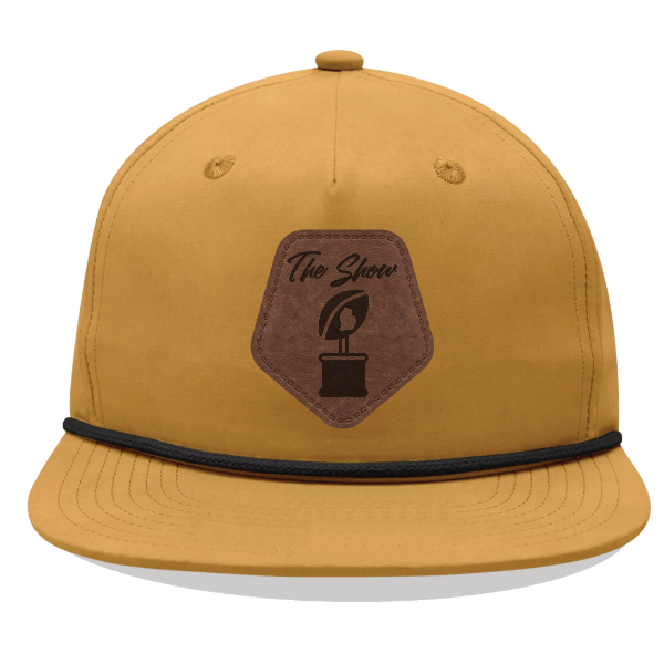 Custom 5 Panel High Profile Relaxed Cotton Blend Rope Hat