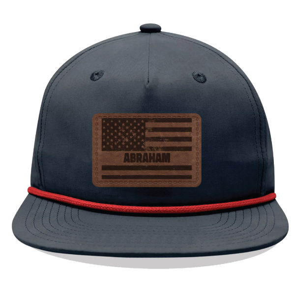 Custom Decky 6032 5 Panel High Profile Relaxed Cotton Blend Rope Hat