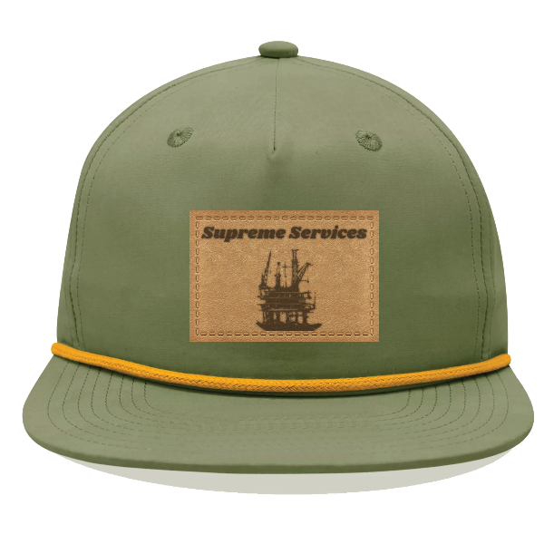 Custom Decky 6032 5 Panel High Profile Relaxed Cotton Blend Rope Hat