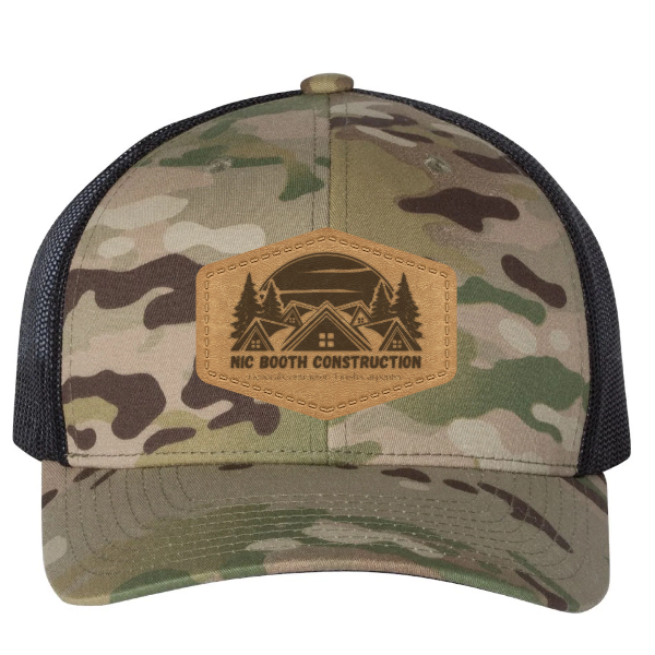 Custom Yupoong 6606 Camo Options Retro Trucker Cap