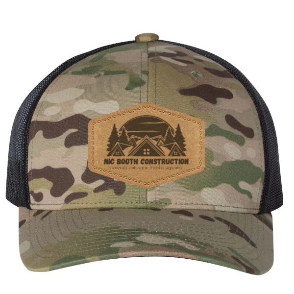 Custom Yupoong 6606 Camo Options Retro Trucker Cap