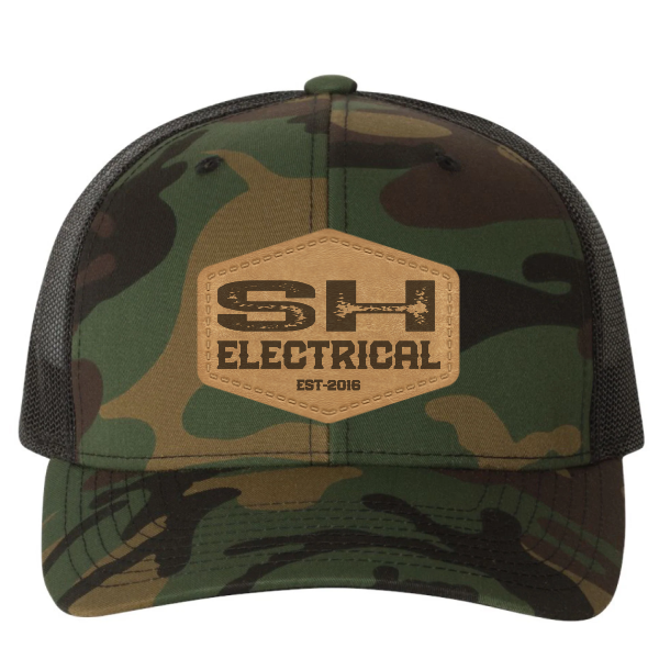 Custom Yupoong 6606 Camo Options Retro Trucker Cap