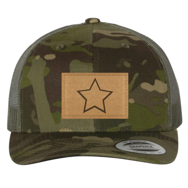 Yupoong 6606 Camo Options Retro Trucker Cap