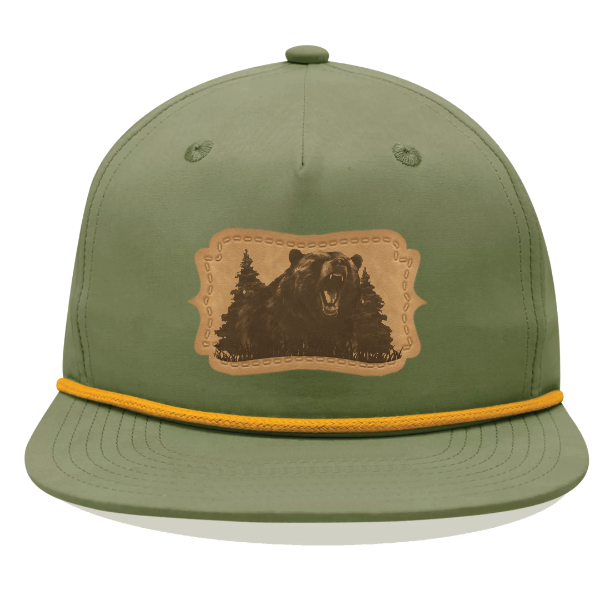 Decky 6032 5 Panel High Profile Relaxed Cotton Blend Rope Hat