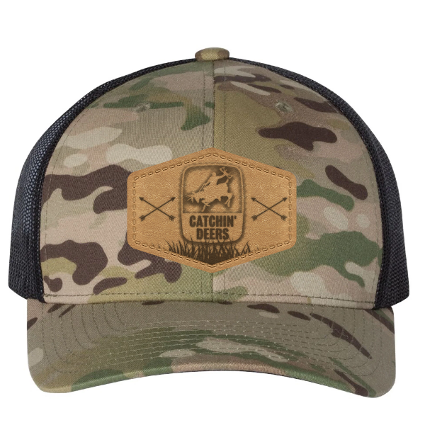 Yupoong 6606 Camo Options Retro Trucker Cap