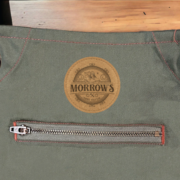 Custom Apron- Artisan Collection Contrast Stitch Recycled Apron