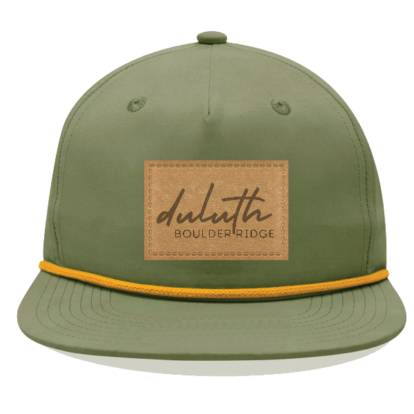 Decky 6032 5 Panel High Profile Relaxed Cotton Blend Rope Hat