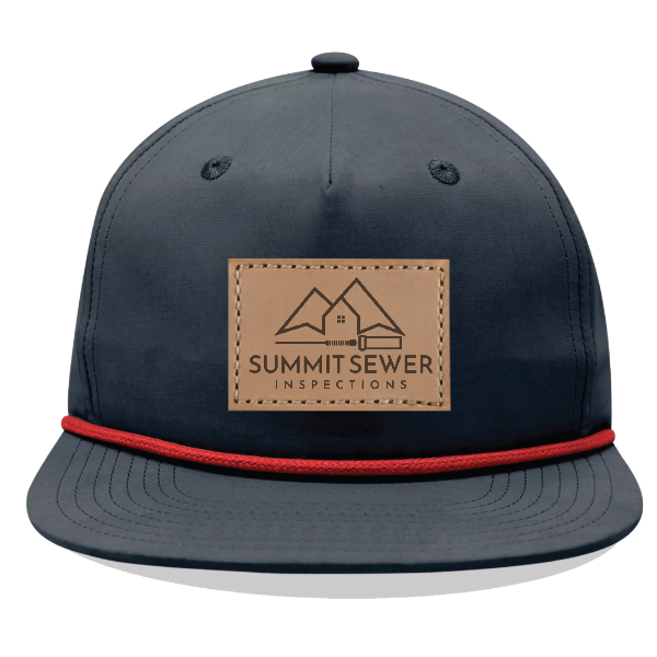 Decky 6032 5 Panel High Profile Relaxed Cotton Blend Rope Hat