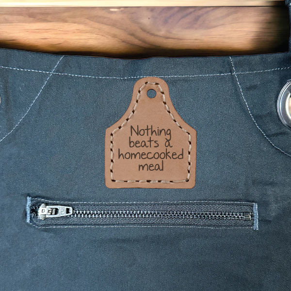 Custom Apron- Artisan Collection Contrast Stitch Recycled Apron
