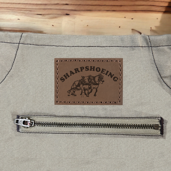 Custom Apron- Artisan Collection Contrast Stitch Recycled Apron