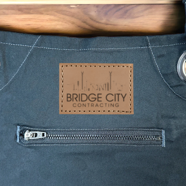 Custom Apron- Artisan Collection Contrast Stitch Recycled Apron