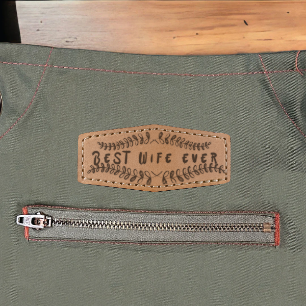 Custom Apron- Artisan Collection Contrast Stitch Recycled Apron