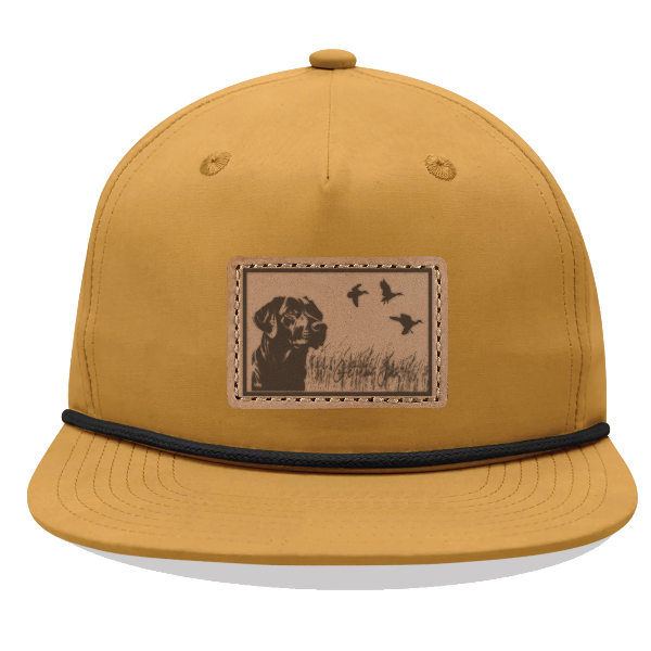 Decky 6032 5 Panel High Profile Relaxed Cotton Blend Rope Hat
