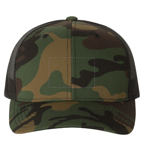 Yupoong 6606 Camo Options Retro Trucker Cap