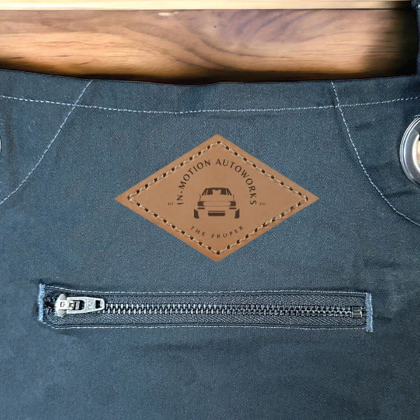 Custom Apron- Artisan Collection Contrast Stitch Recycled Apron