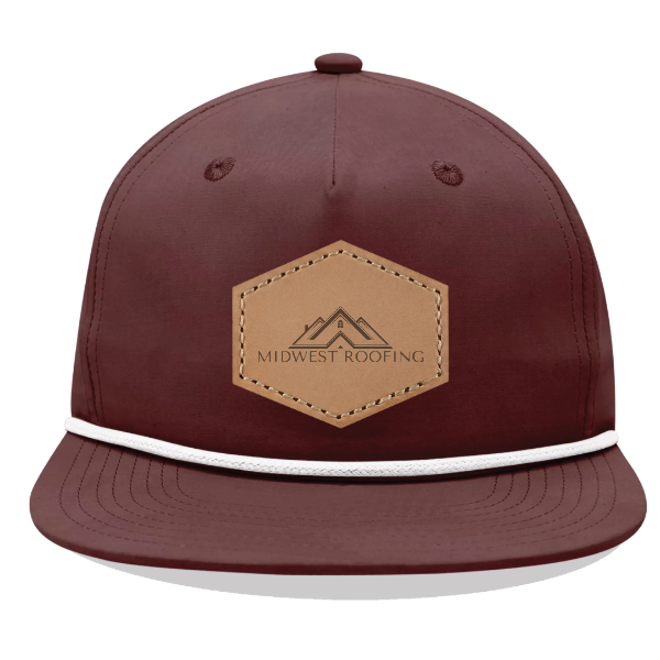 Decky 6032 5 Panel High Profile Relaxed Cotton Blend Rope Hat
