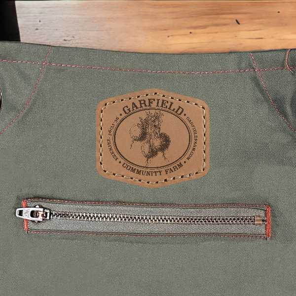 Custom Apron- Artisan Collection Contrast Stitch Recycled Apron