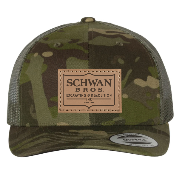 Yupoong 6606 Camo Options Retro Trucker Cap