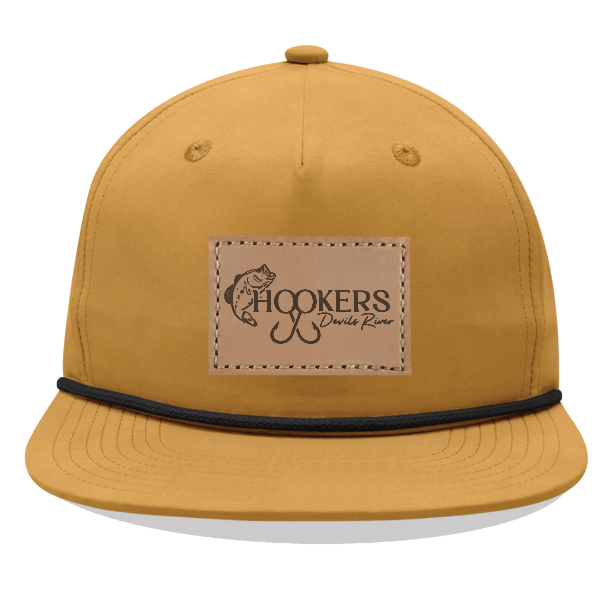 Decky 6032 5 Panel High Profile Relaxed Cotton Blend Rope Hat