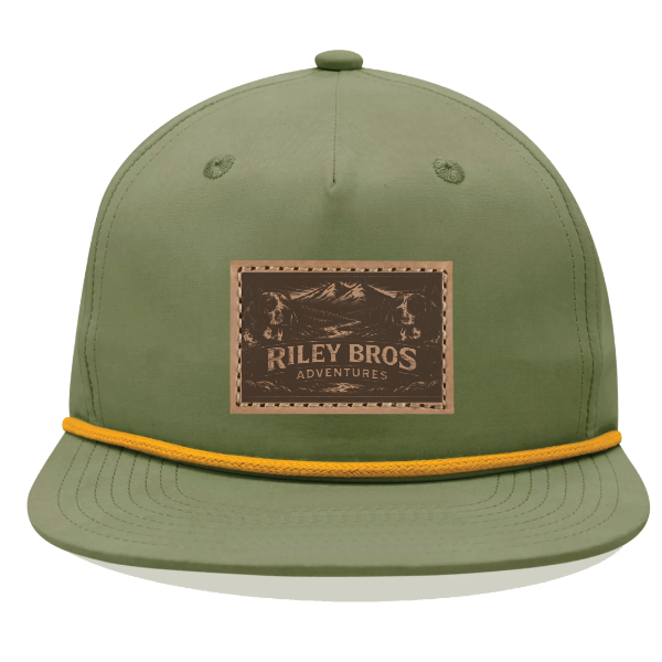 Decky 6032 5 Panel High Profile Relaxed Cotton Blend Rope Hat