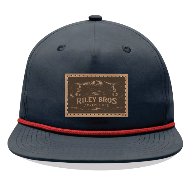 Decky 6032 5 Panel High Profile Relaxed Cotton Blend Rope Hat