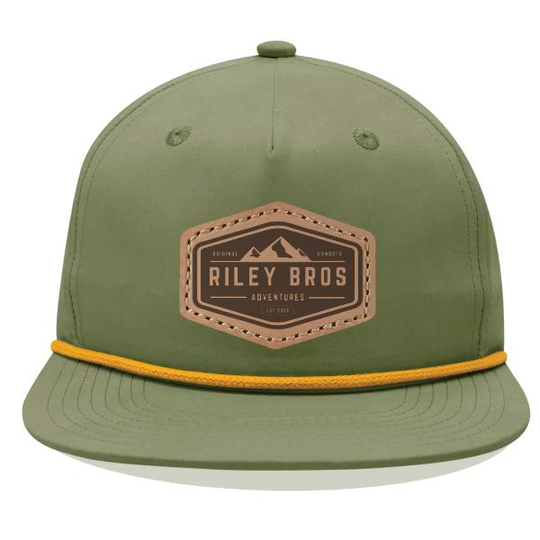 Decky 6032 5 Panel High Profile Relaxed Cotton Blend Rope Hat