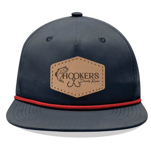 Decky 6032 5 Panel High Profile Relaxed Cotton Blend Rope Hat