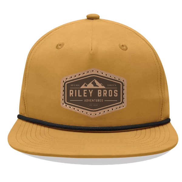 Decky 6032 5 Panel High Profile Relaxed Cotton Blend Rope Hat