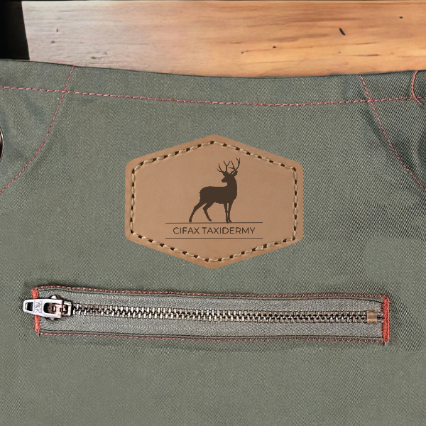 Custom Apron- Artisan Collection Contrast Stitch Recycled Apron