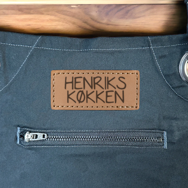 Custom Apron- Artisan Collection Contrast Stitch Recycled Apron