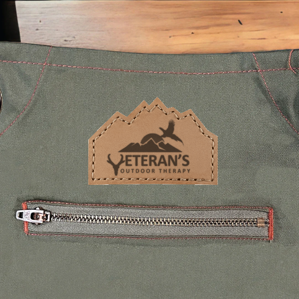 Custom Apron- Artisan Collection Contrast Stitch Recycled Apron