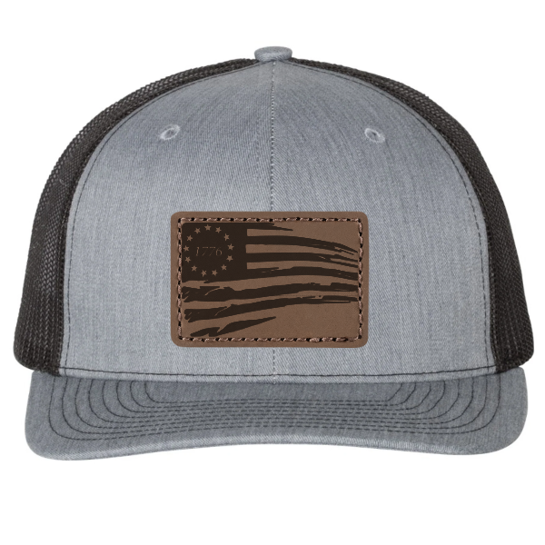Richardson 112 custom leather patch hat