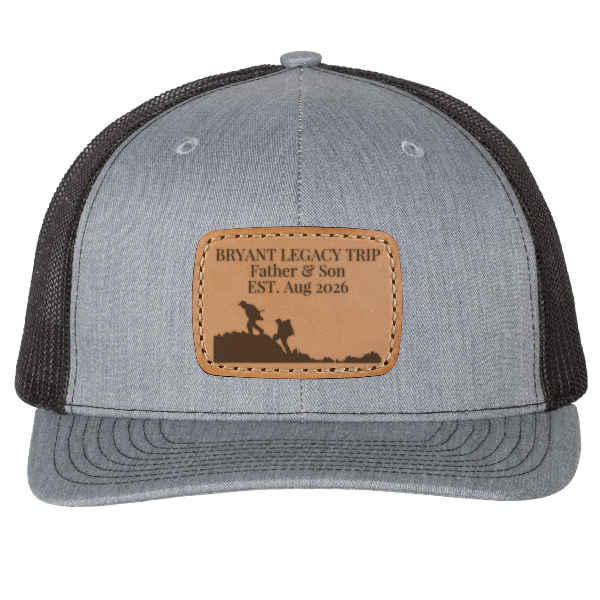 Richardson 112 custom leather patch hat
